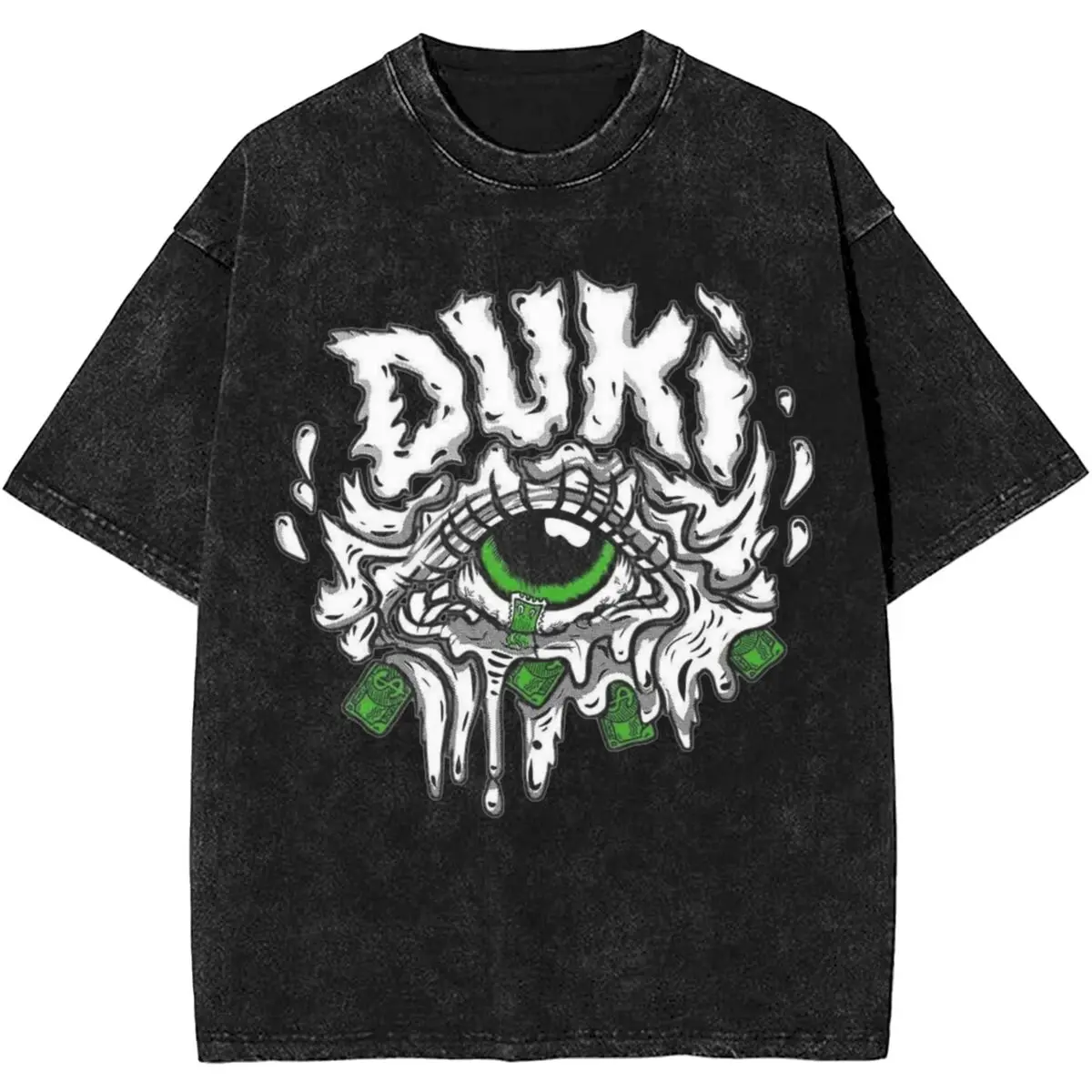 DUKI Rapper Hip Hop Music Tour T Shirt Hip Hop Washed Short Sleeve Street T-Shirts Cool Men Women Streetwear Summer Tops Tees