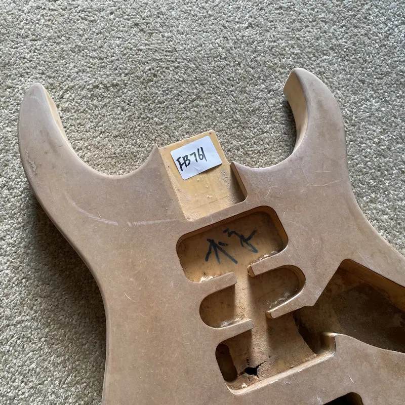 FB761 Sample Order Custom Electric Guitar Body Strato Model for ST Guitar DIY in Solid Basswood No Paints