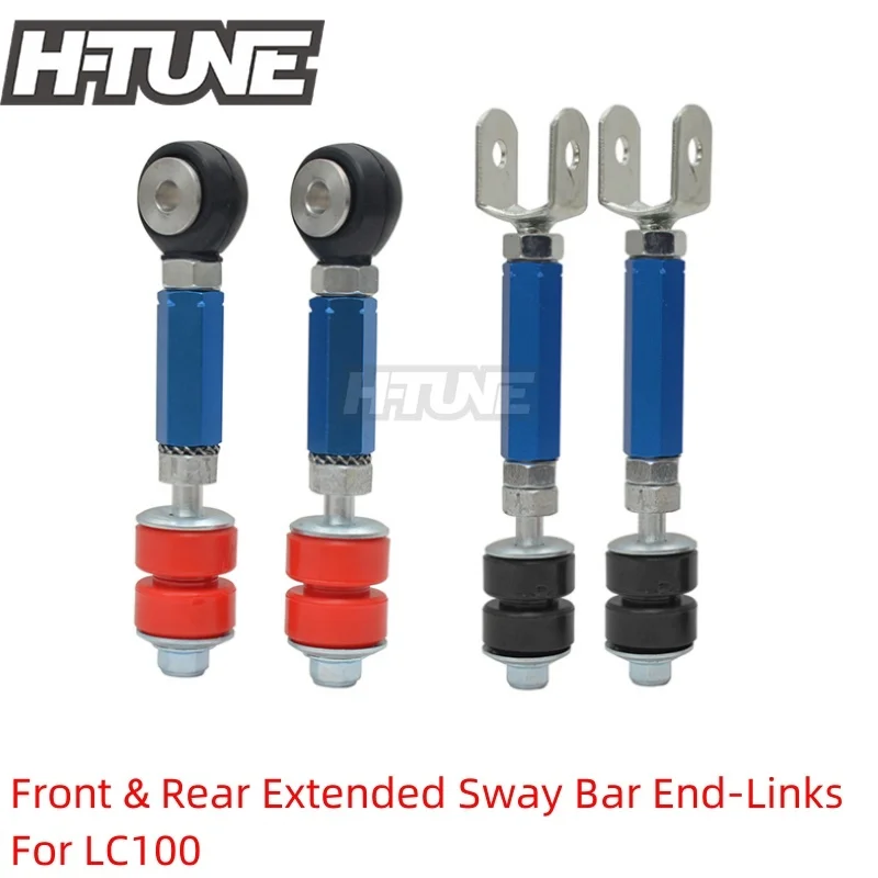 

Front & Rear Adjustable Extended Sway Bar End Links For Land Cruiser 100