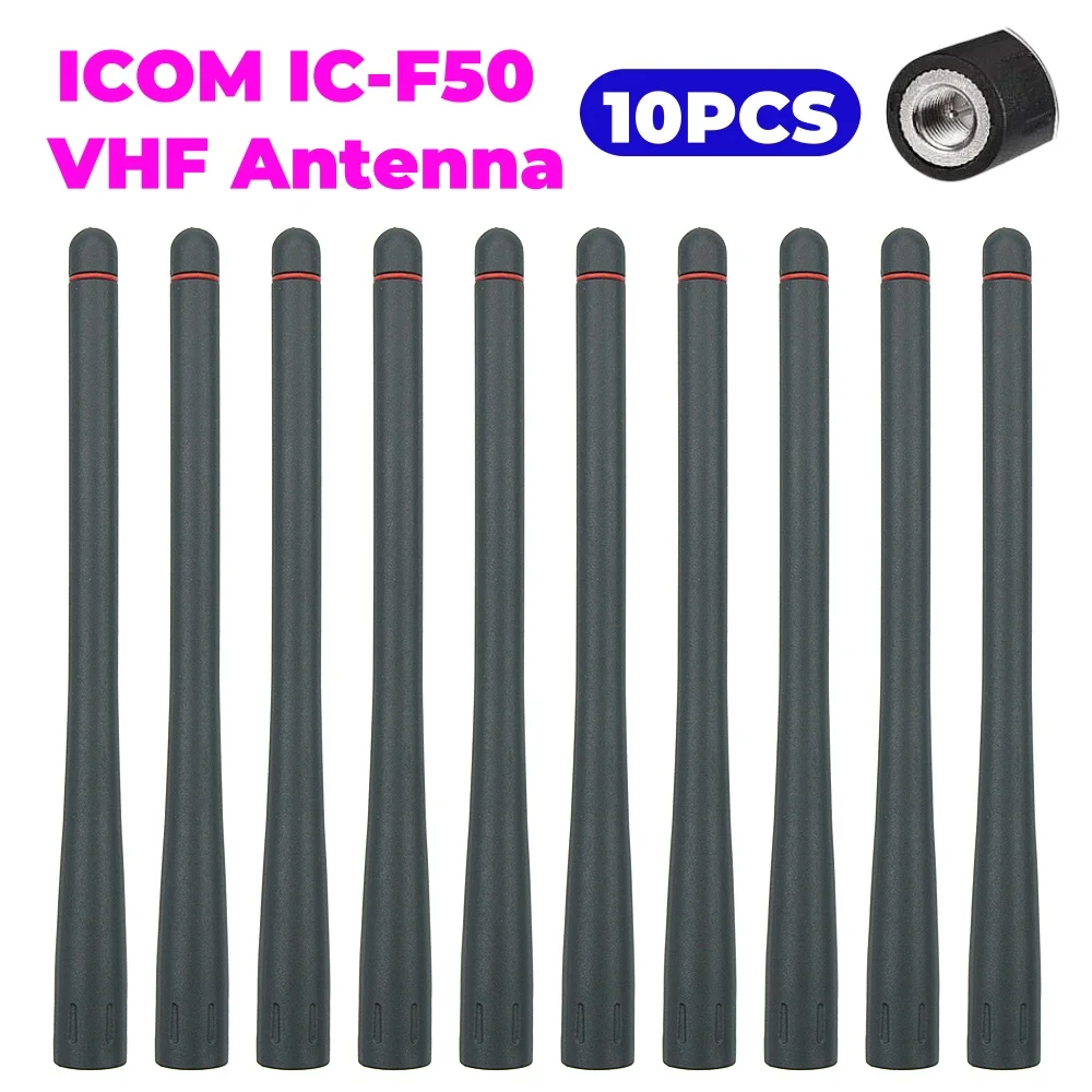 10PCS Handheld Marine Radio Antenna VHF 136-174MHz for ICOM IC-F50 IC-F51 Standard Horizon HX210 HX870 HX890 HX300 HX380 Radio