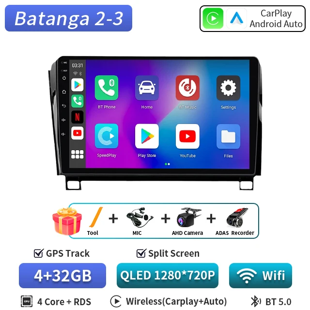 Android 16 Autoradio Multimedia Video Player Navigatie Stereo GPS Audio voor Toyota Tundra XK50 2007-2013 Sequoia XK60 2008-2017
