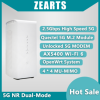 Unlocked 5G MODEM D50 5G Wi-Fi 6 AX5400 RM500Q OPENWRT Home Router LTE N1 N28 N41 N78 CPE SA/NSA ZEARTS AW1000 next