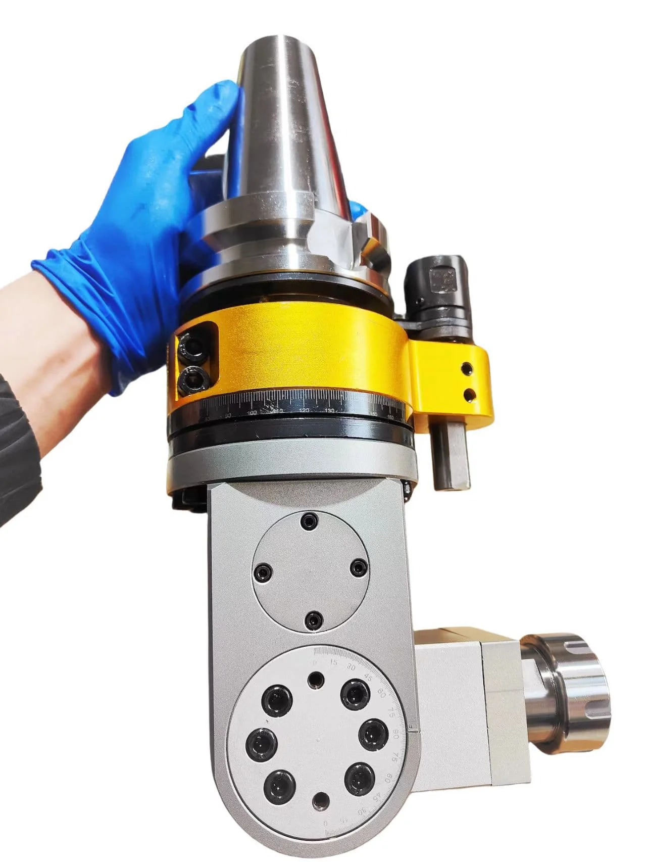 Hot Sale Professional Manufacture  Universal Swivel Angle Head BT30 BT40 BT50 for Multi-Axis Machining Attachment