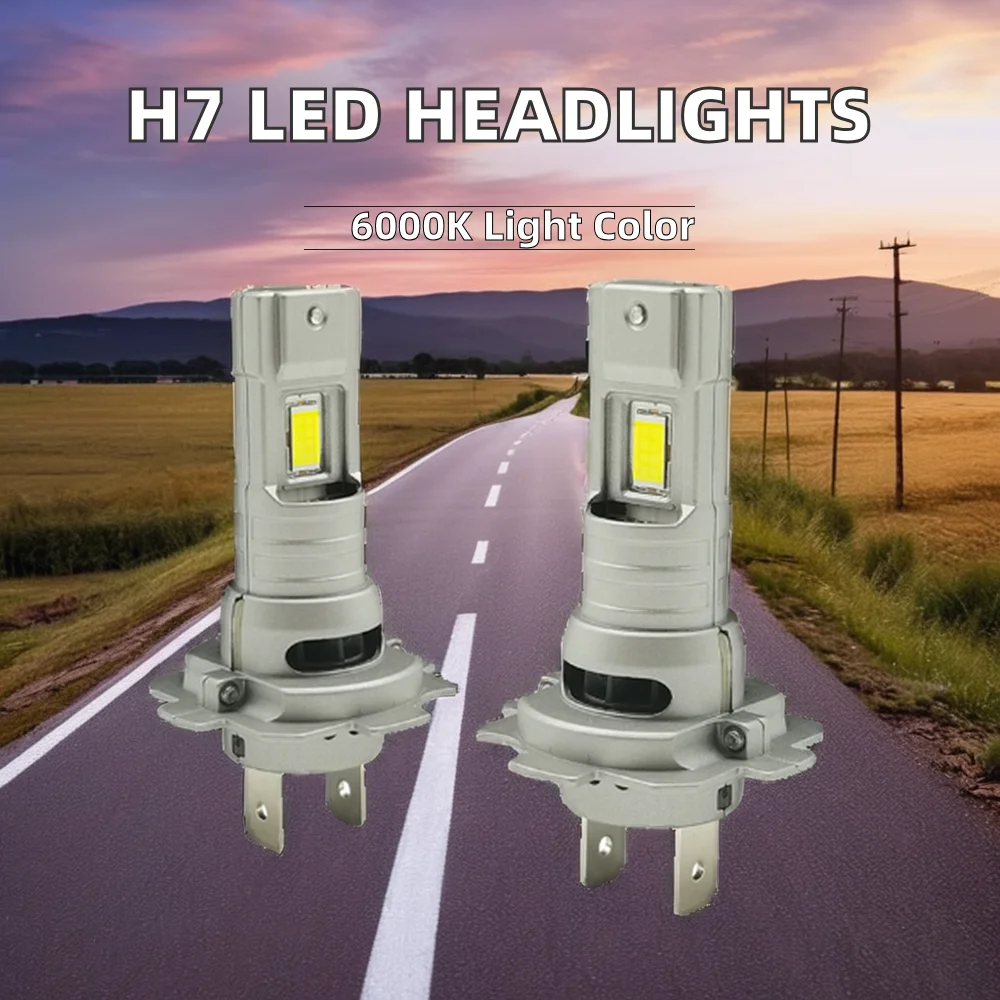 Mini Size H7 LED Headlight 60W 9000LM 3570 CSP Auto LED Fog Lamps H1 H4 H19 H11 9005 9006 9012 3570 New Condition 9000LM 60W H4