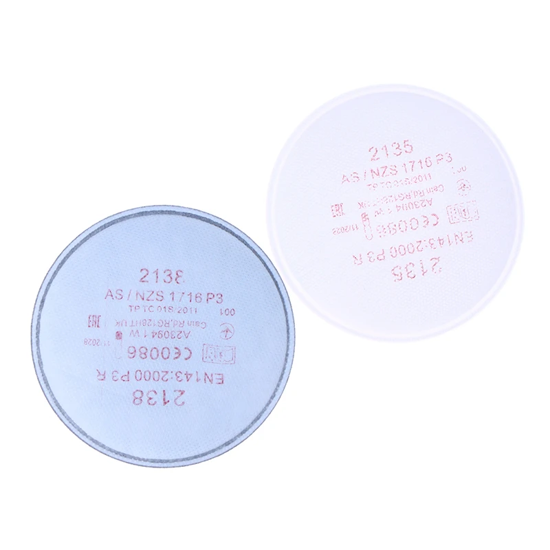 2 قطعة 2135/2138 P3 R مرشح جسيمات مع مستوى الضرر ل 6800 7502 6200 سلسلة قناع الغبار التنفس #3