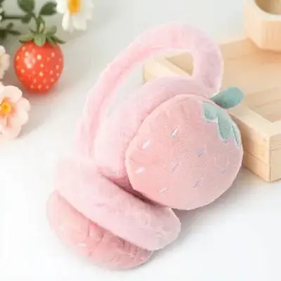 غطاء أذن شتوي يحافظ على الدفء للنساء، تصميم مطرز كرتوني ناعم، أنشطة خارجية، رياضات السفر #6