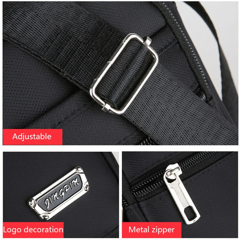 Waist Men's Crossbody Messenger Bags Male Canvas Shoulder Bags Men Handbag Chest Shoulder Belt Bag Casual Large Boy Satchel Grey