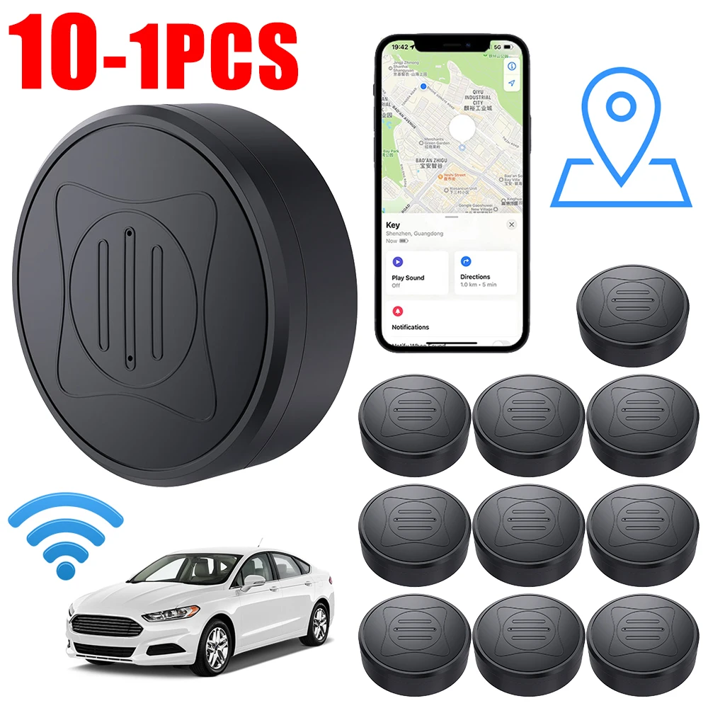 GF10 Mini GPS Tracker Magnetic Car Vehicle Tracking Device Anti-Theft Real-time Locator for Pet Kids Wallet Positioning Tracker