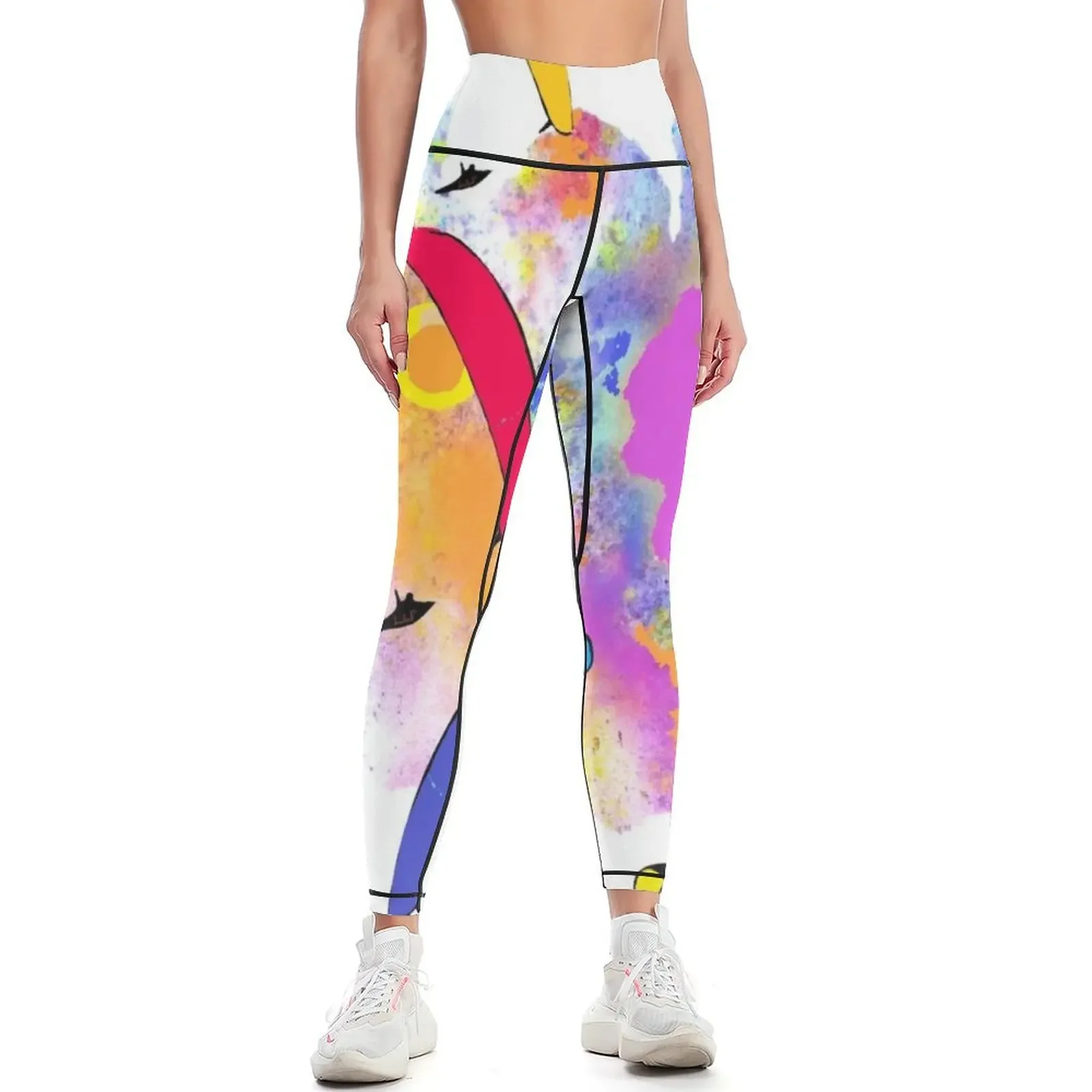 

Paraglider, paragliding, color, pilot, thermals, acro Leggings exercise clothing for gym wear sport pants Womens Leggings