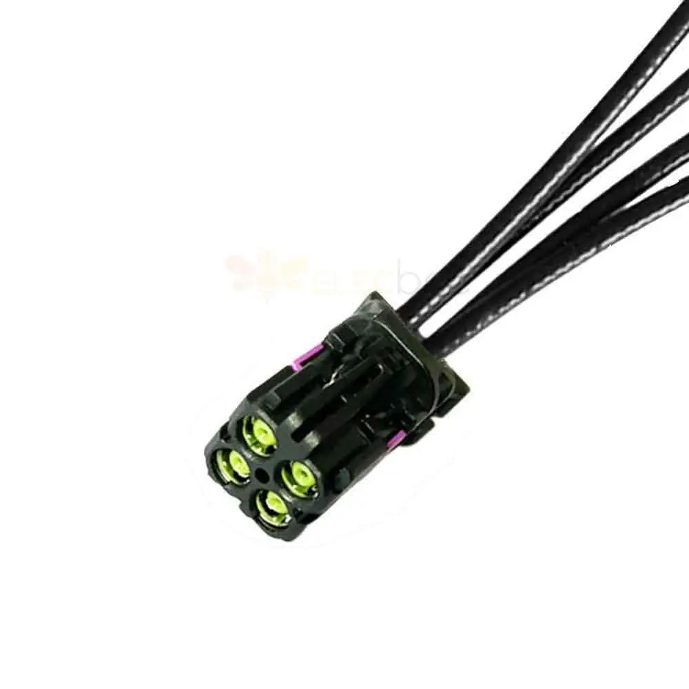TE Connectivity Mini FAKRA to SMA Male Cable, 4-in-1, 0.5m Gold Plated, LVDS Auto Antenna GPS Extension