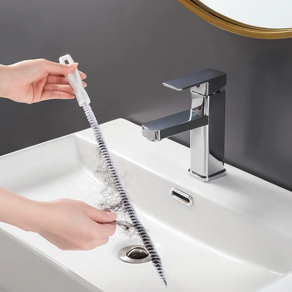 

4Pcs Water Sink Unclogging Brush High-Quality Flexible Bendable Drain Cleaning Tool for Clog Removal in Bathtub Shower Toilet