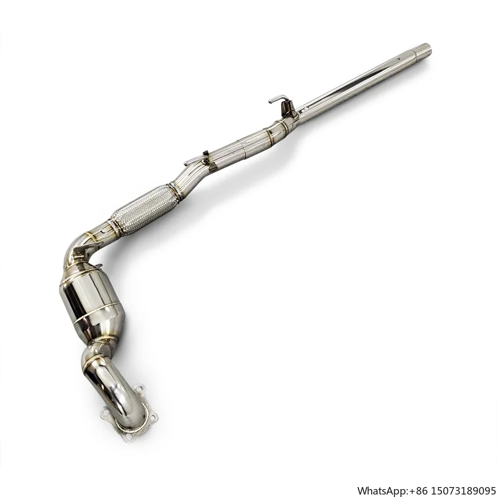 Automotive Exhaust Modification Suitable for gti EA111 EA211 1.4T 2011-2018 Stainless Steel Exhaust Downpipe Exhaust Pipe