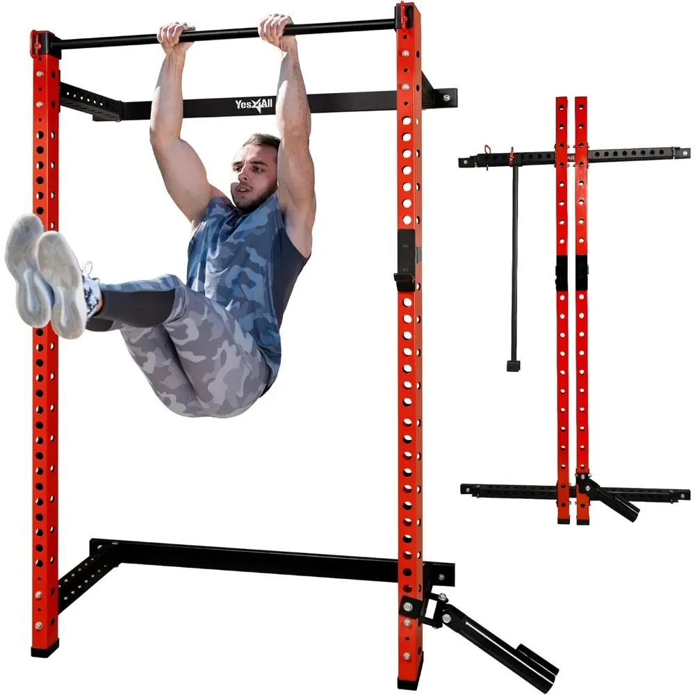 

Squat Rack for Home Gym, Adjustable Barbell Stand Rack, Multi-Function Weight Lifting, Dip Bar Station, Bench Press Rack Stand,