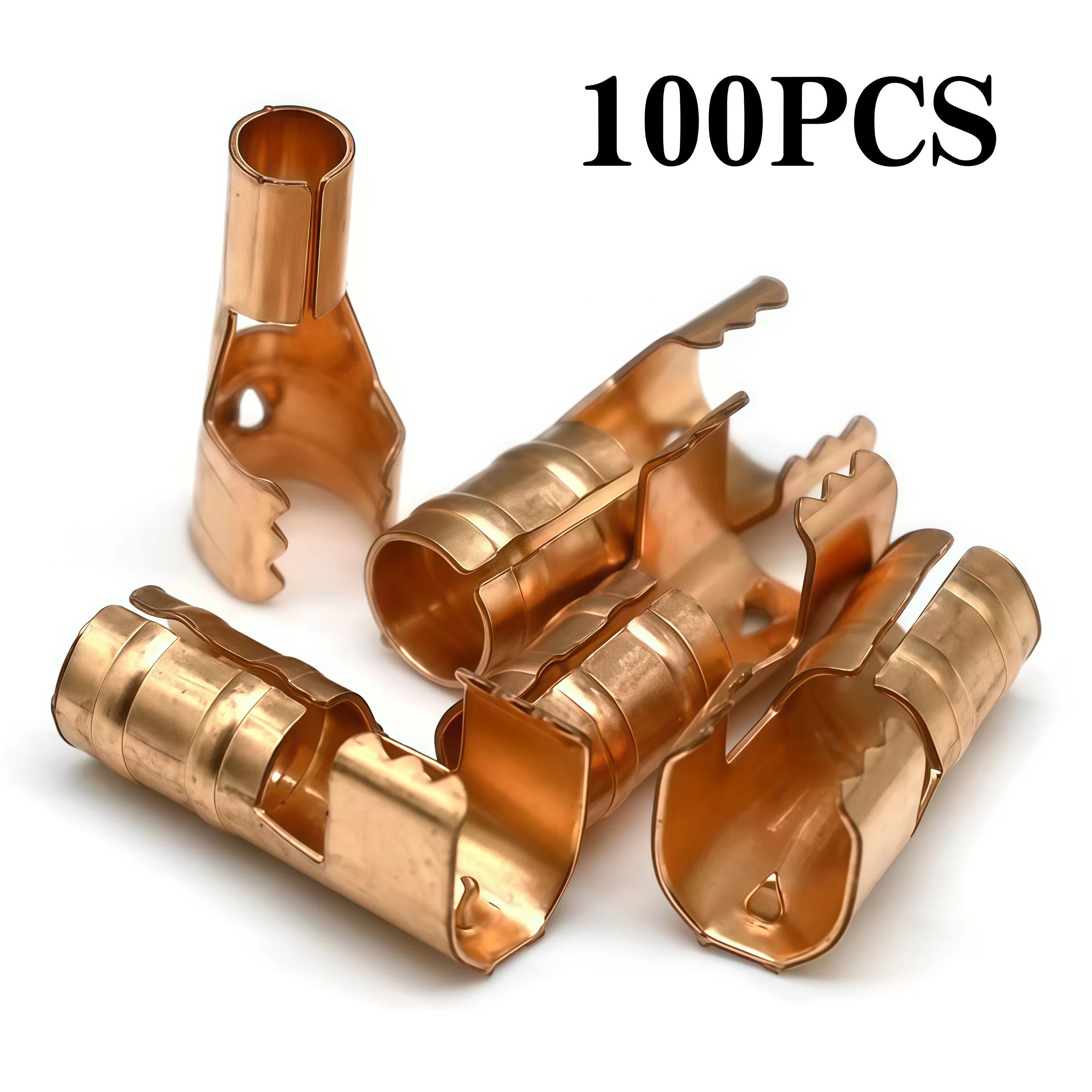

100 шт. керамические разъемы для трансформаторов зажигания, медные разъемы для высоковольтных проводов зажигания, клеммы для проводов