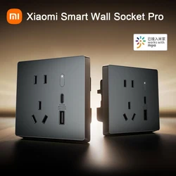 Xiaomi Smart Wall Socket Pro Smart Switch Socket Power Statistics Bluetooth Mesh Smart Linkage 20W Fast Charging Work with Mijia