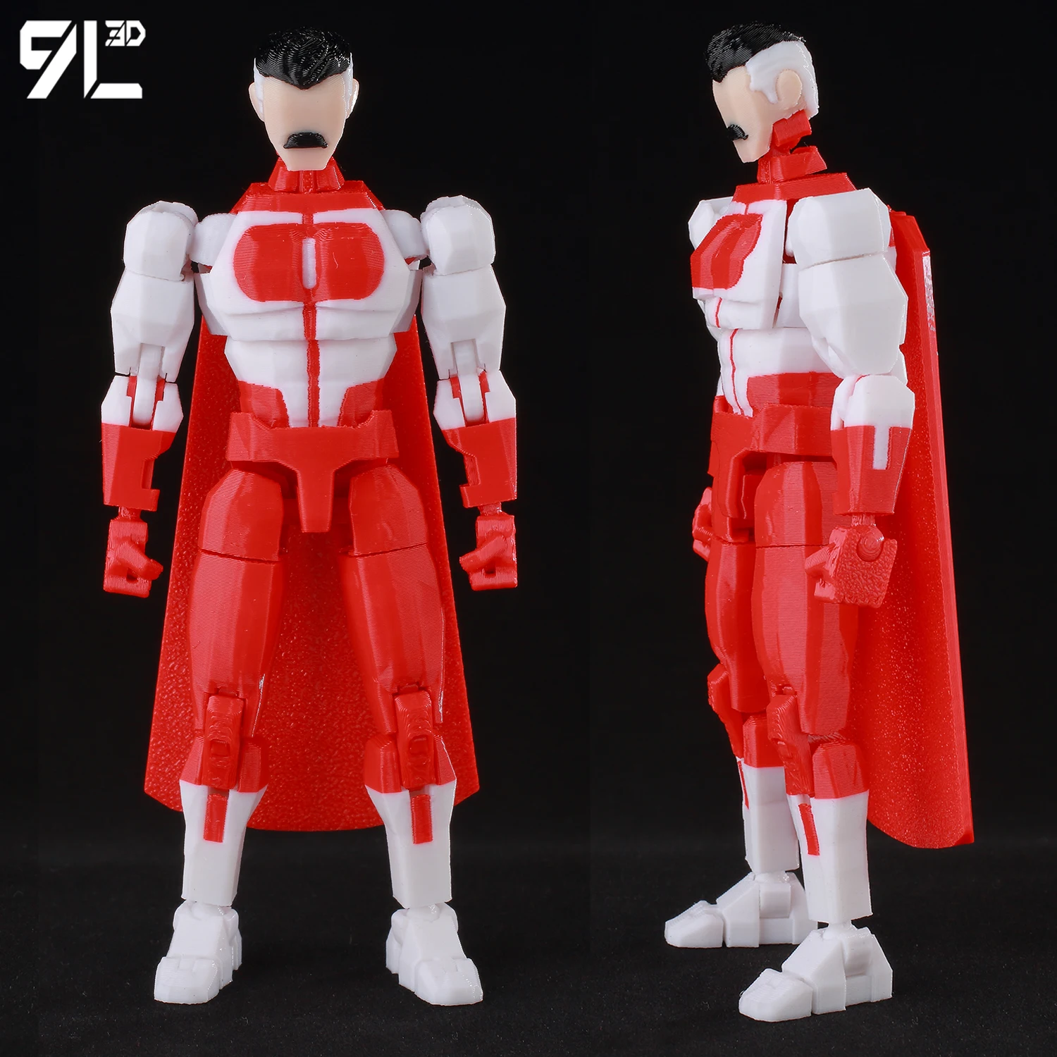 

9L3D Titan Lucky13 Непобедимый мальчик подвижная фигурка 3D печатная кукла супергероя идеальный подарок для Comic Con аниме событий праздничный подарок