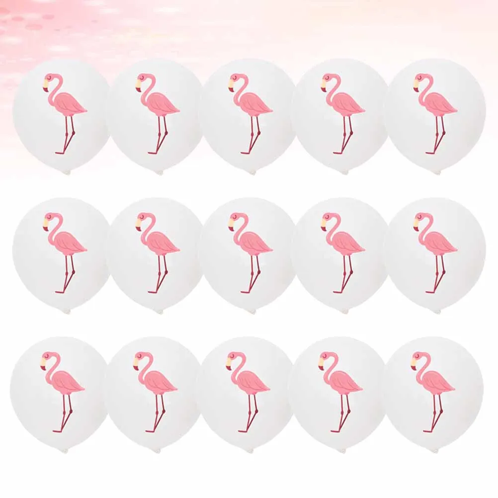 

50pcs Party Decoration Balloons Supplies Latex Hawaiian Summer Printing Premium Safe Odorless for Birthday Banquet Wall Door