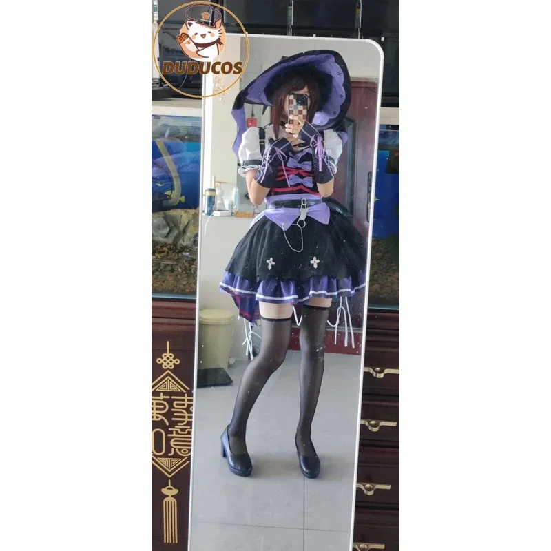 البستاني تأثيري حلي لعبة الهوية الخامس تأثيري DUDU-R إيما وودز 2024 هالوين الحفل الساحرة تأثيري المرأة فستان لطيف