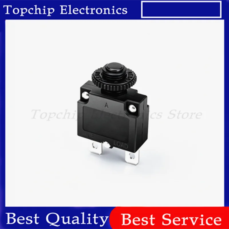5pcs Circuit Breaker Overload Protector Switch Fuse 3A 4A 5A 8A 10A 12A 15A 18A 20A 25A 30A Manual Reset