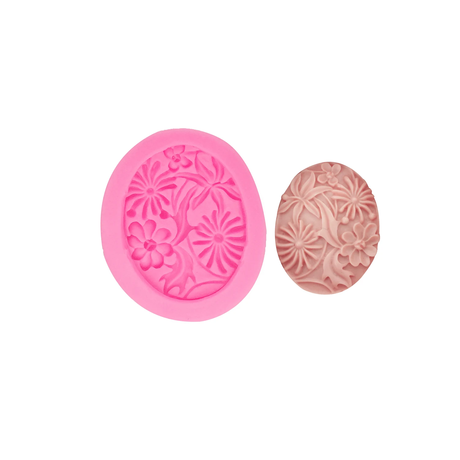 Mini Flower Rose Chrysanthemum Silicone Mold Reusable for Chocolate Candy Fondant DIY Cake Decorating Craft