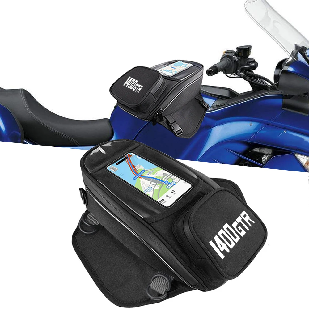 

For 1400GTR GTR1400 GTR 1400 ZG1400 ZX1400 ABS SE 2008-2023 2022 Motorcycle fuel tank navigation pack is waterproof