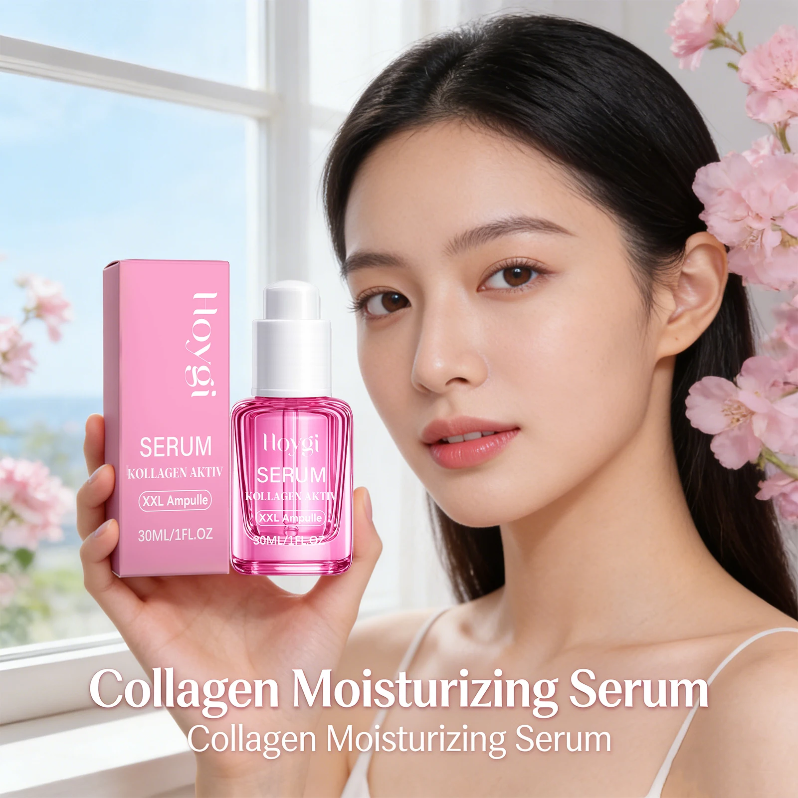 Collagen Serum for Improving Dull Skin Boosts Skin Elasticity Plumping Skin Shrink Pores Moisturizing Brightning Ampulle