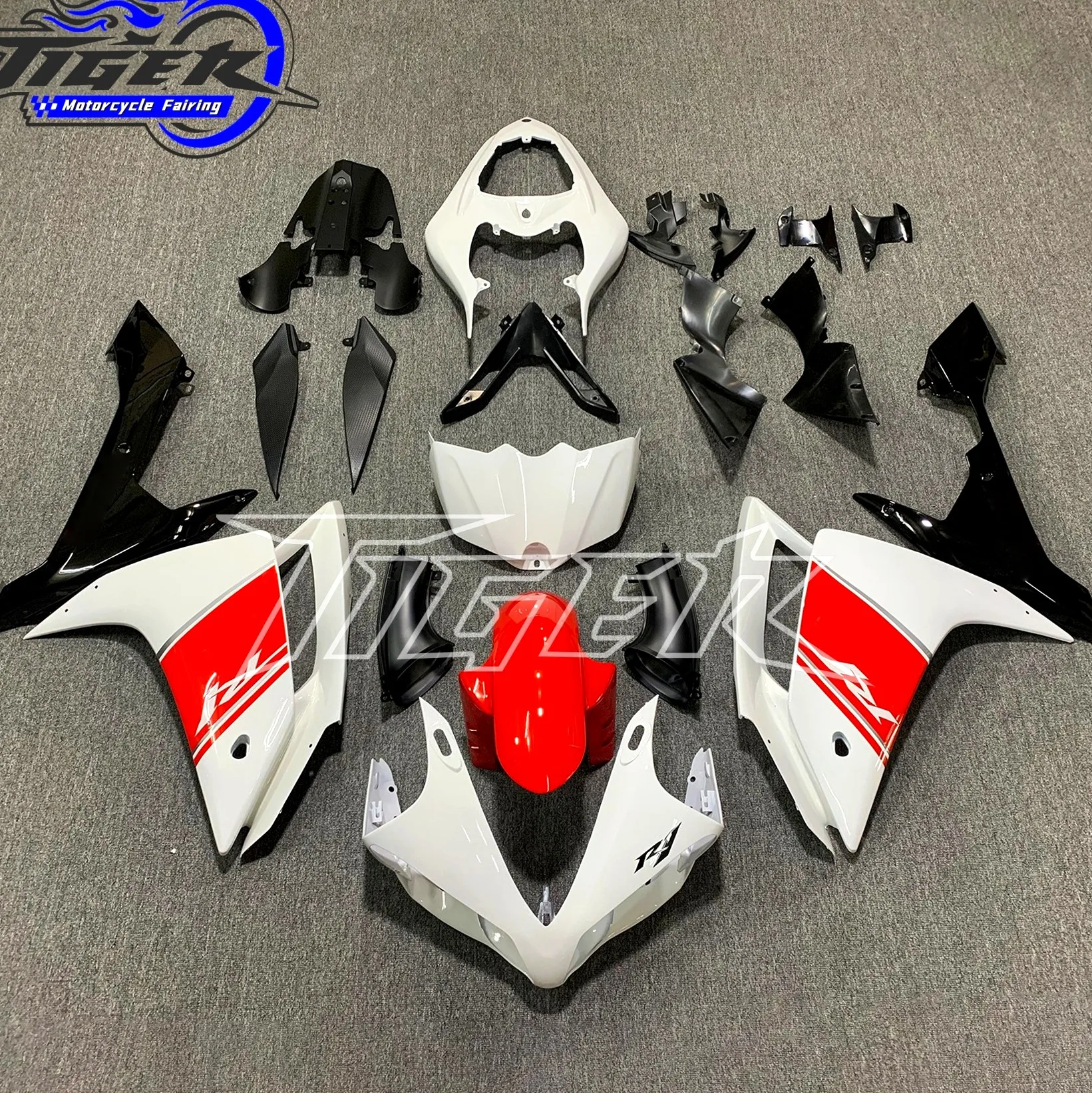 New ABS Fairing Kit - Fit For YAMAHA YZF-R1 2007 2008 YZFR1 07-08 Motorcycle Fairing Kit Shell Change Bodykit Matte Black
