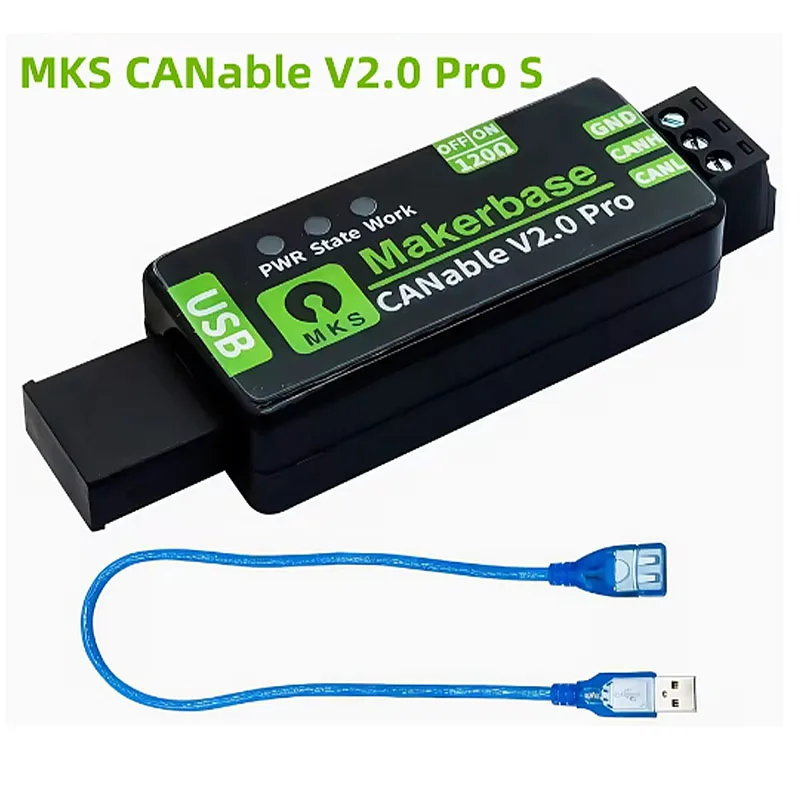 Makerbase MKS CANable V2.0 S V2.0 Pro S CANable 2.0 S CAN Analyzer USB to CAN Adapter with Protective Housing