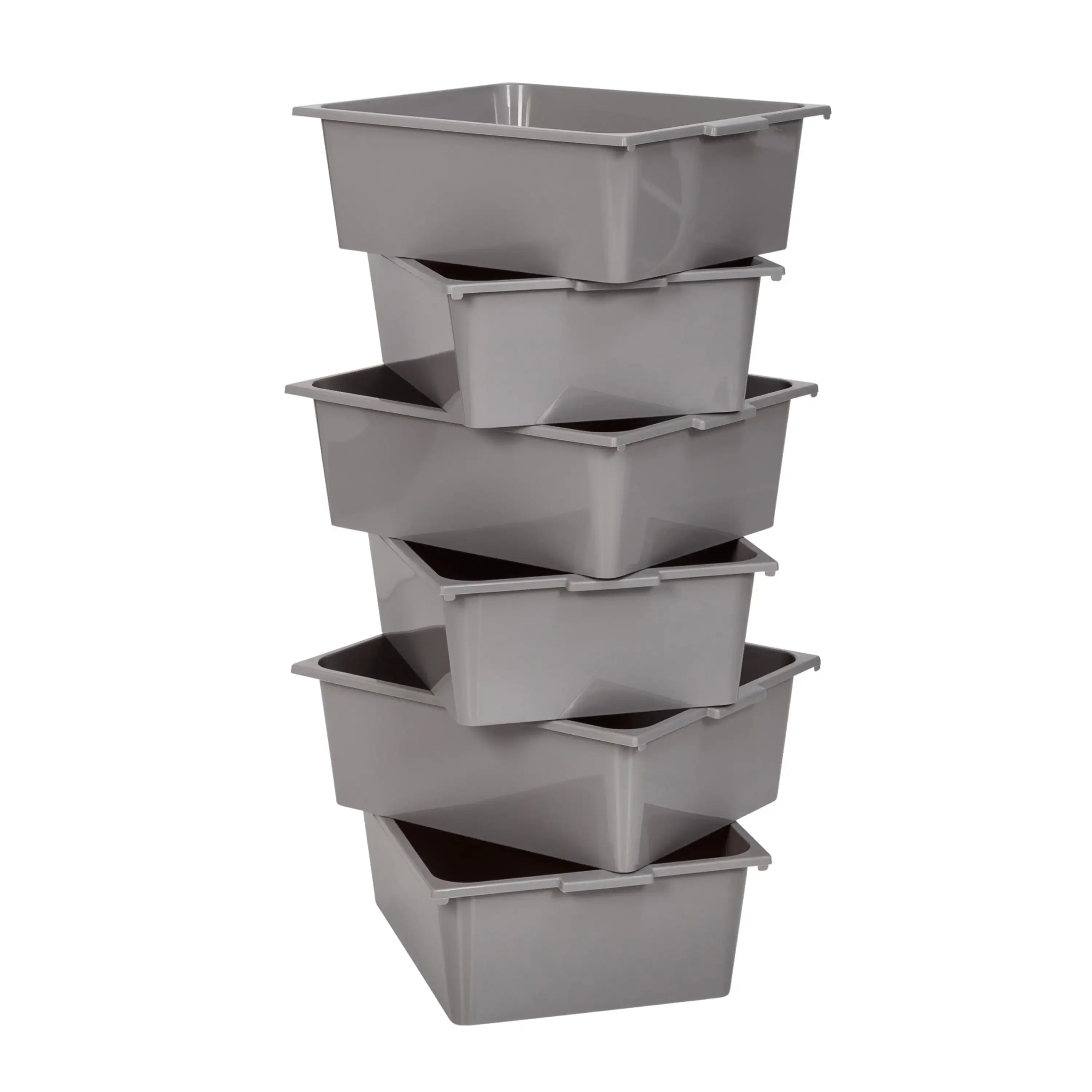 Honey Can Do 6-Bin Rolling Storage or Craft Cart, Grey/White kitchen furniture  rolling cart