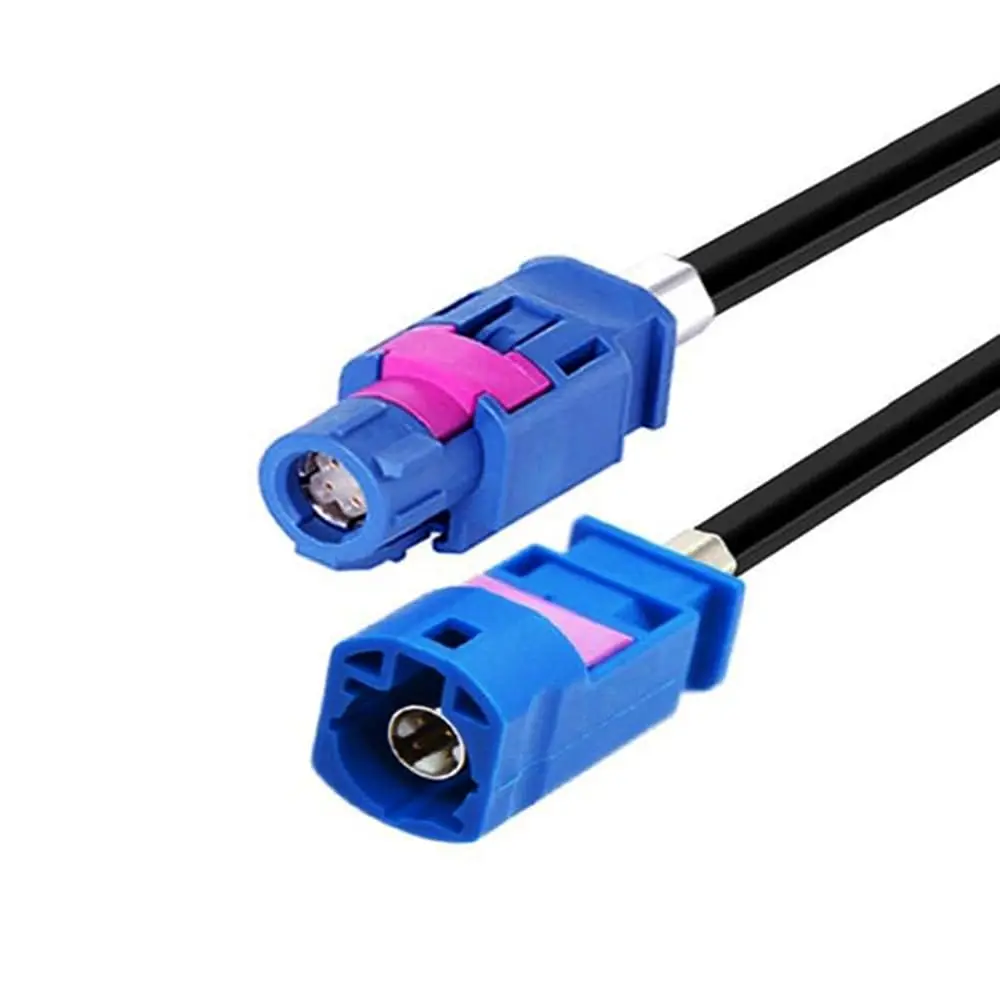 HSD LVDS Blue C Plug to C Jack Cable Assembly Vehicle RGB Car Cable Extension Customize 50CM