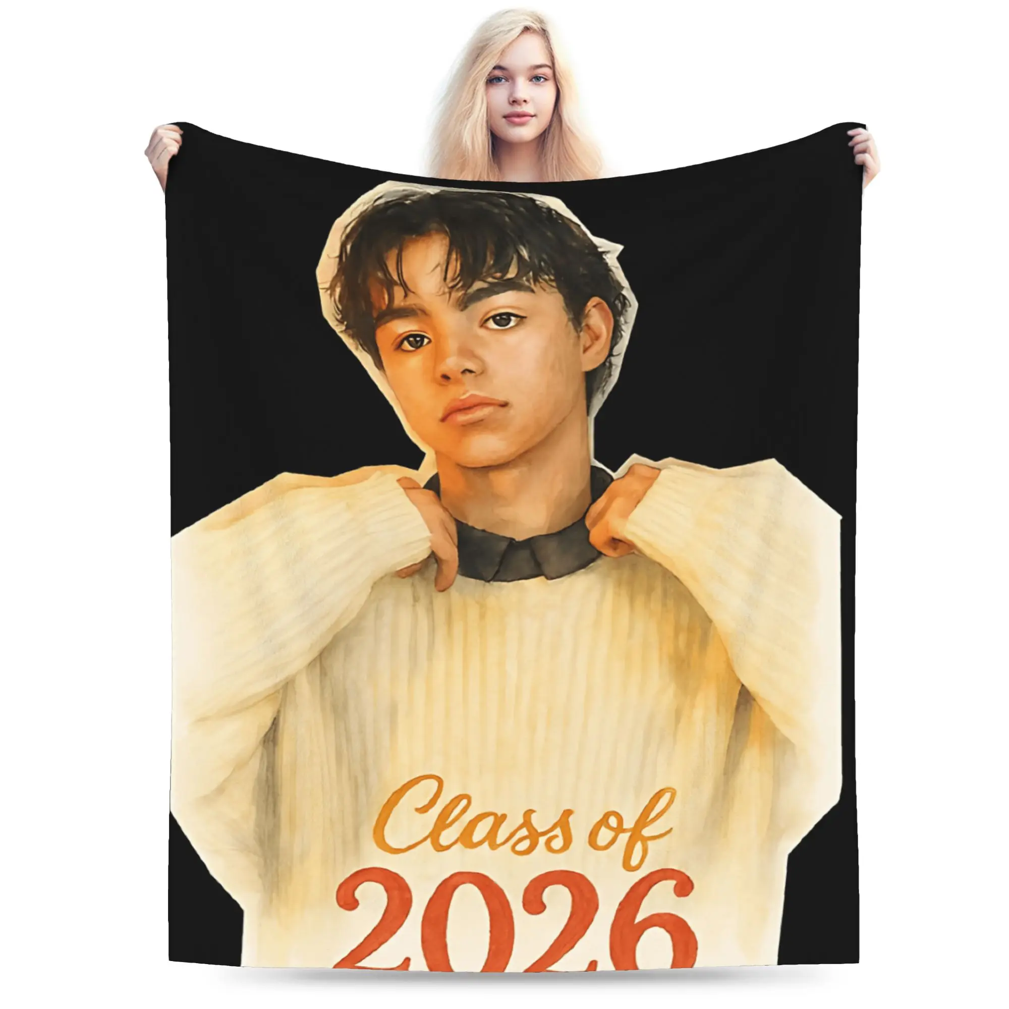 

Super Warm BlanketGirls Boys Travel Malachi Bartons Throw Blanket Flannel Bedspread For Couch Bed Print Sofa Bed Cover