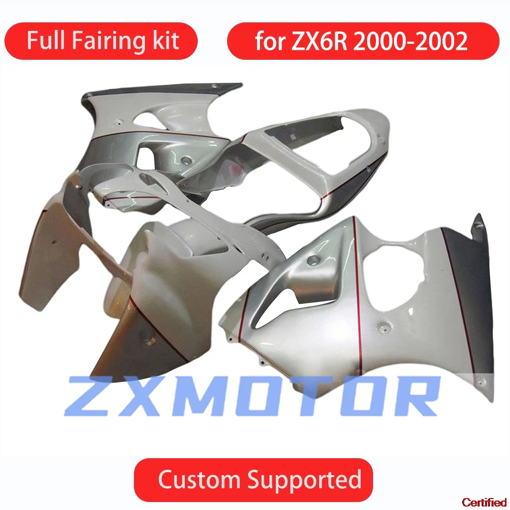 

Подходит для ZX-6R 2000 2001 2002, комплект обтекателей для мотоциклов для мотоциклов Kawasaki ZX-6R 636 00 01 02, новый послепродажный обтекатель
