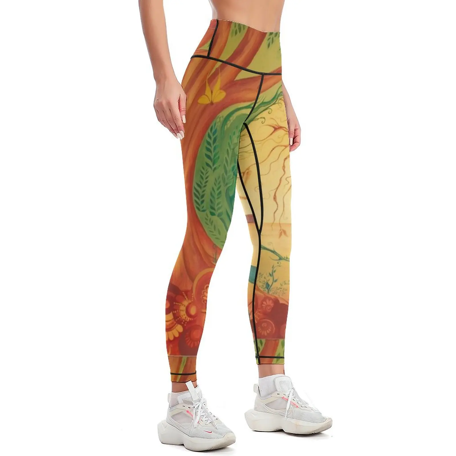 Desert Spirit Woman Leggings flared joggers for leggins push up woman Womens Leggings