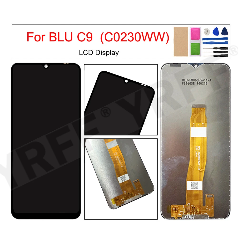 For Blu C9 C0230WW LCD Display, Touch Screen Digitizer Assembly,LCD Screen Replacement Part
