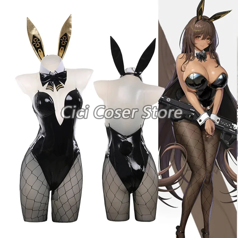 

Game The Goddess of Victory Nikke Noir Cosplay Costume Black Bunny Girl Uniform Women Sexy Bodysuits Halloween Party Outfits