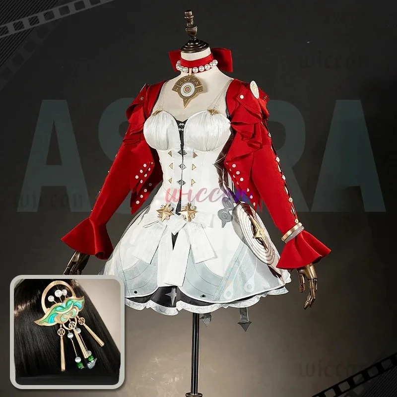 

NewGame Zenless Zone Zero Yao Costume ZZZ Women Dress Wig Astra Cosplay Carnival Roleplay Costume2025