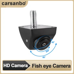 Carsanbo HD Car Reversing Camera,360 ° Adjustable Front/reverse Camera,150 ° Horizontal/black Waterproof HD Fisheye B030 Lens