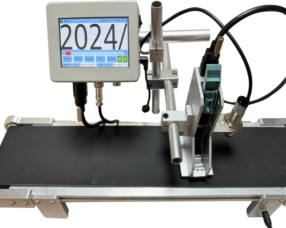 Imagem -02 - Online Impressora Térmica a Jato de Tinta Máquina de Codificação Automática Impressora de Logotipo de Máscara Impressora Tij St6 Yaomatec 127 mm 17 Idiomas