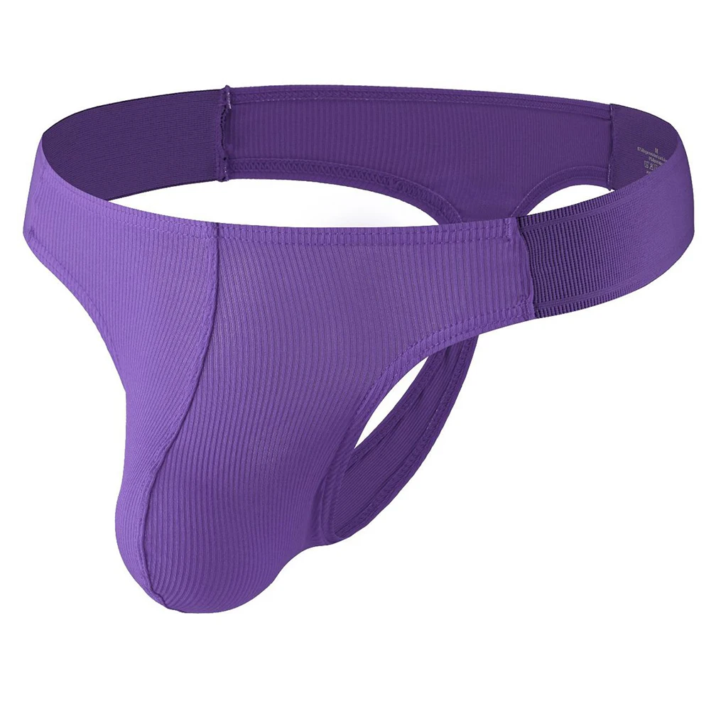 

Мужские трусы-стринги с ребристой отделкой, спортивные, модные, с низкой посадкой, U-образным выпуклым карманом, сексуальные, эластичные, G-стринги