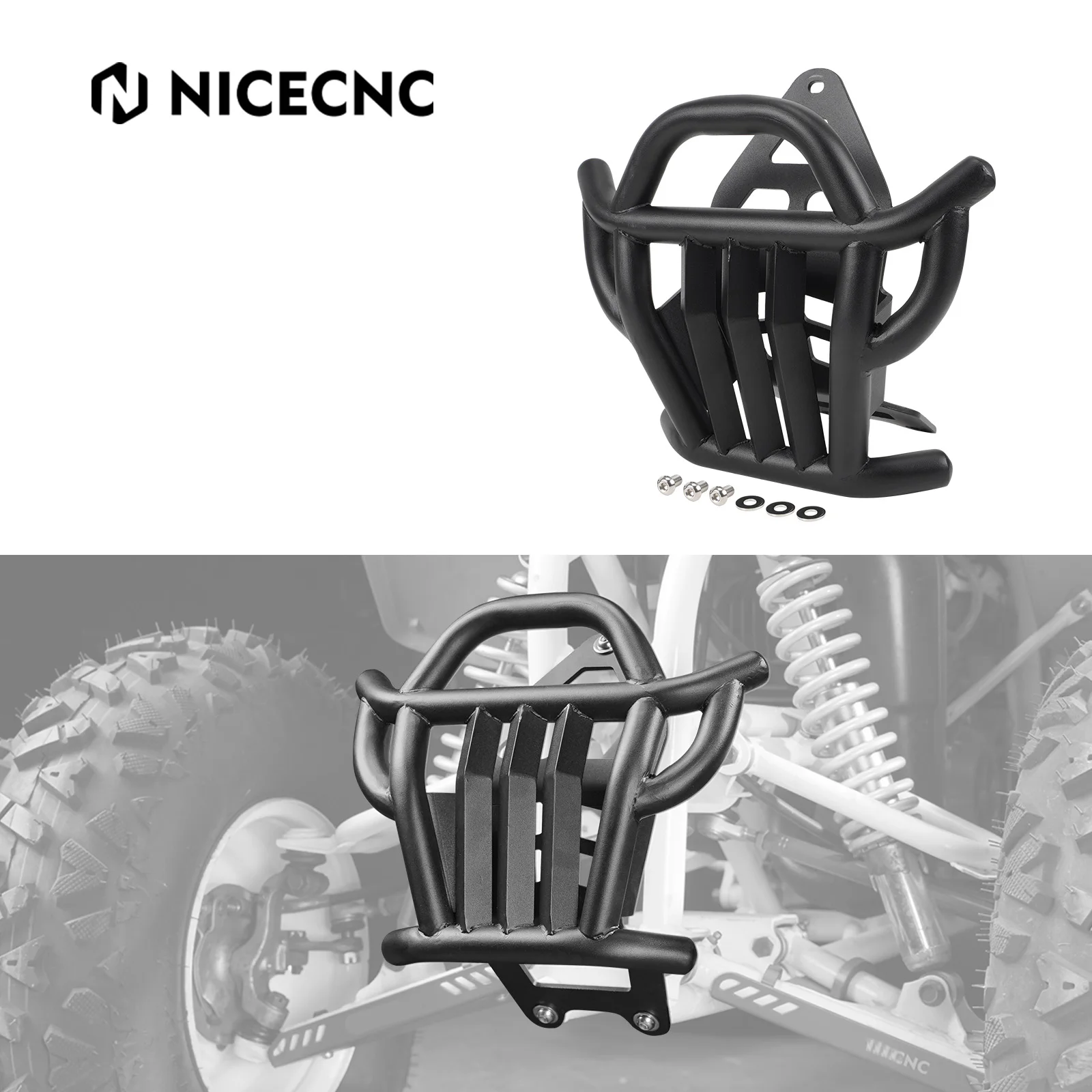 NICECNC Blaster 200 ATV Передний бампер Защита переднего амортизатора для Yamaha Blaster 200 1988-2006 гг. # 3JM-2845N-30-00 NICECNC Blaster 200 ATV Передний бампер Защита переднего амортизатора для Yamaha Blaster 200 1988-2006 гг. # 3JM-2845N-30-00