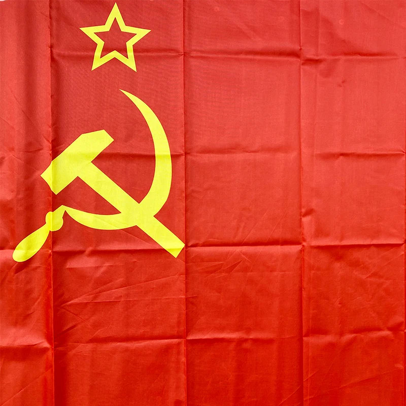xvggdg flag 90 x 150 cm CCCP flag Red revolution Union of Soviet Socialist Republics Indoor Outdoor USSR FLAG Russian flag