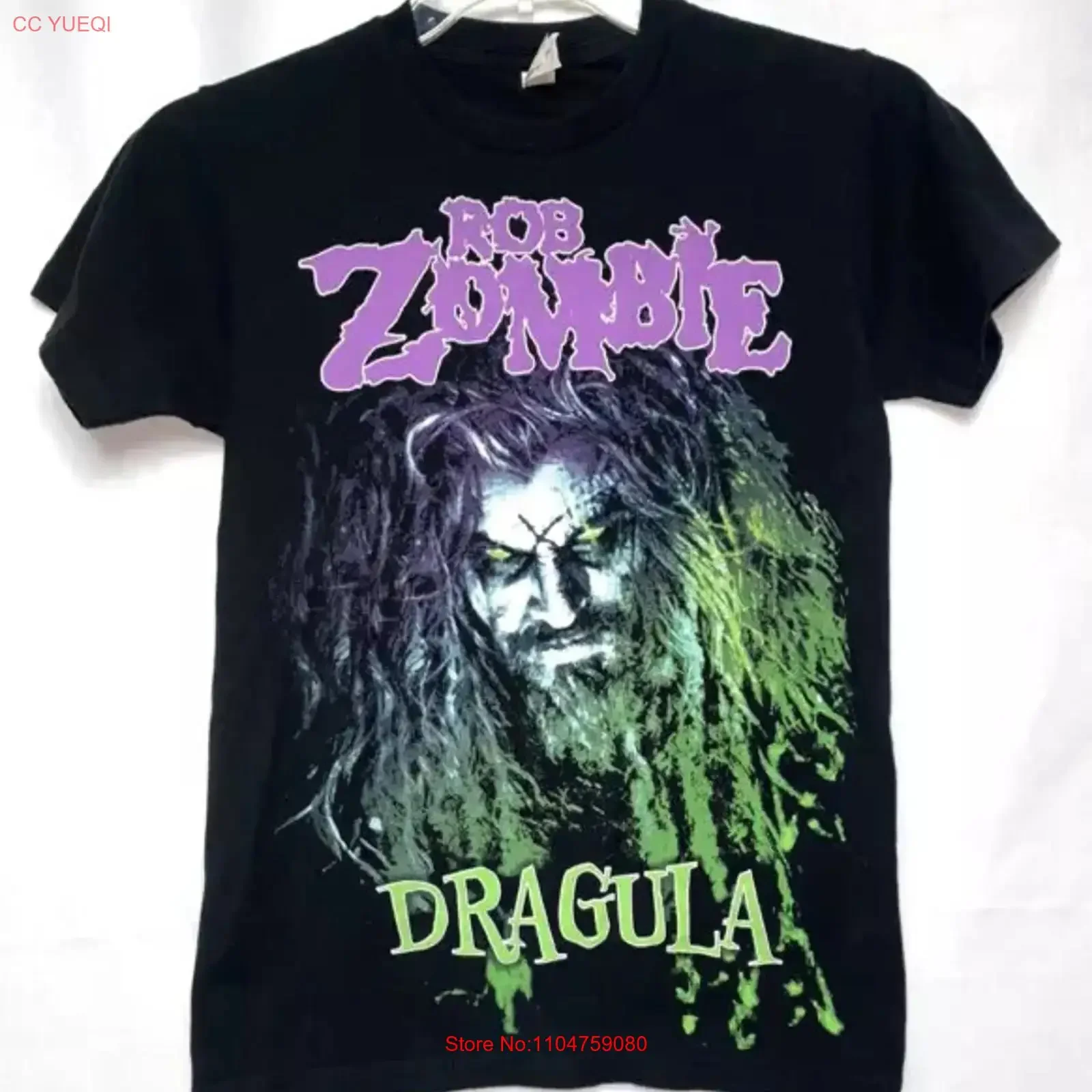 Футболка с принтом Rob Zombie Dragula для взрослых AHN00434, винтажная, дышащая, универсальная, дизайнерская одежда с графическим принтом, стильная.