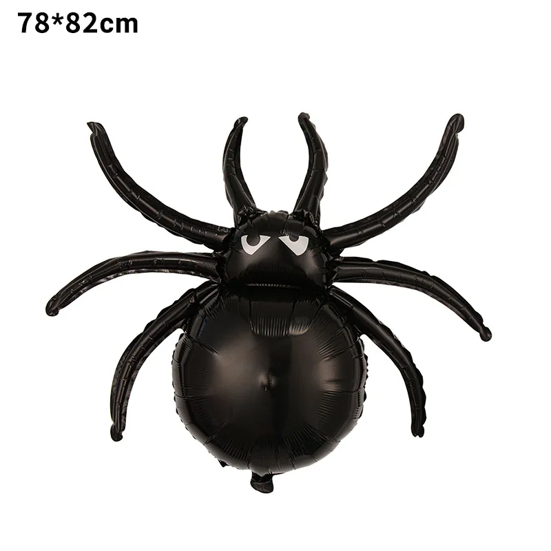 Halloween Ballondekoration Halloween Schwarze Spinnenballons Riesige Totenkopf-Skelett-Ballons 2026 Halloween Dekoration Haushaltsbedarf – Detail 5