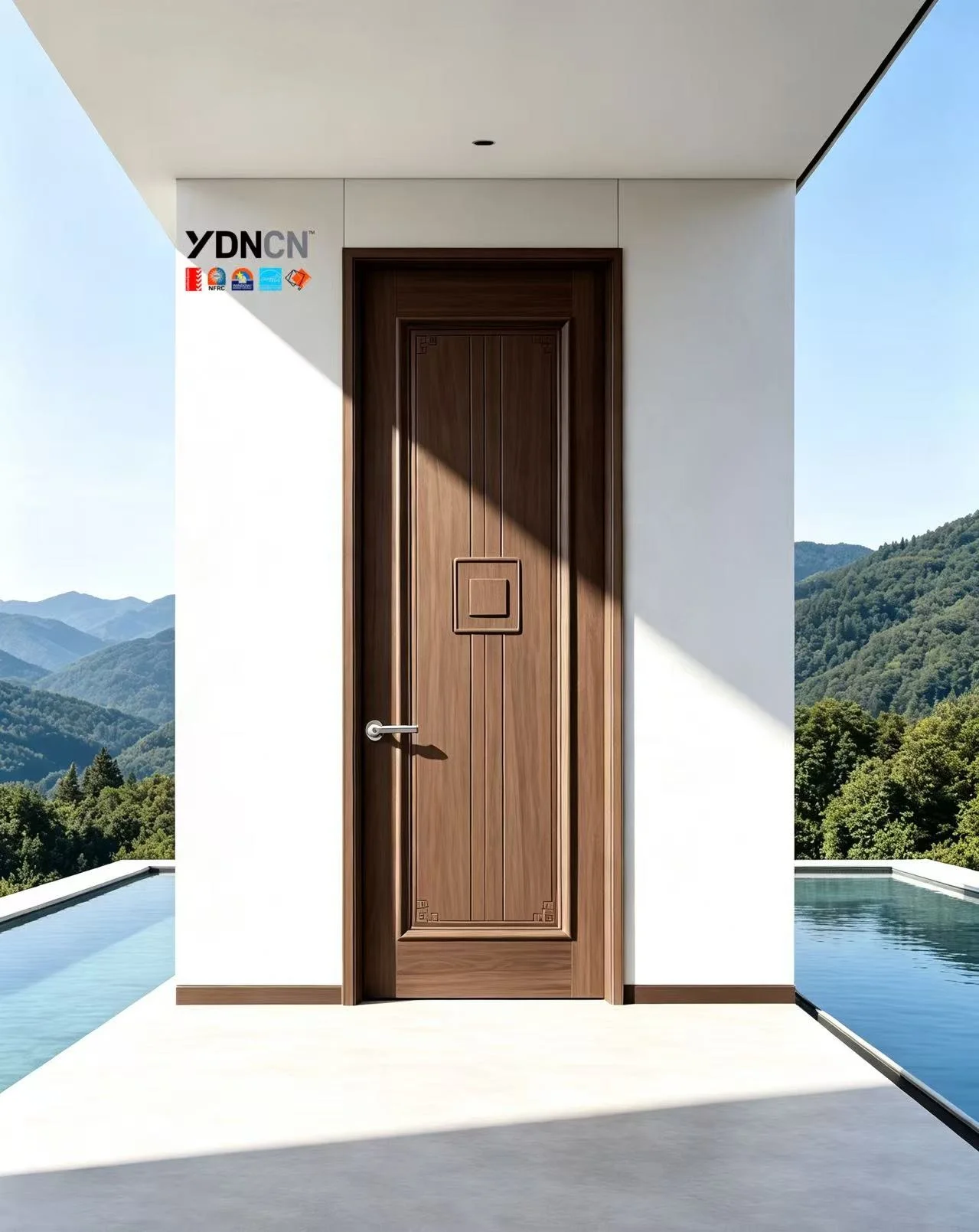 White Carved Double Swing Interior Door French Vintage Embossed Villa Entrance Door