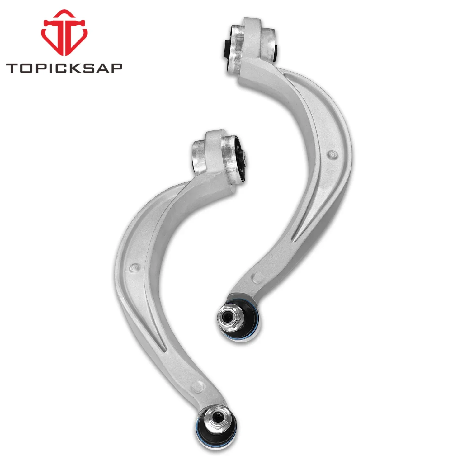 TOPICKSAP 2pcs Front Lower Rearward Control Arm for Audi A6 A7 RS7 Quattro S6 S7 with CMS70174 CMS70175 2012-2018