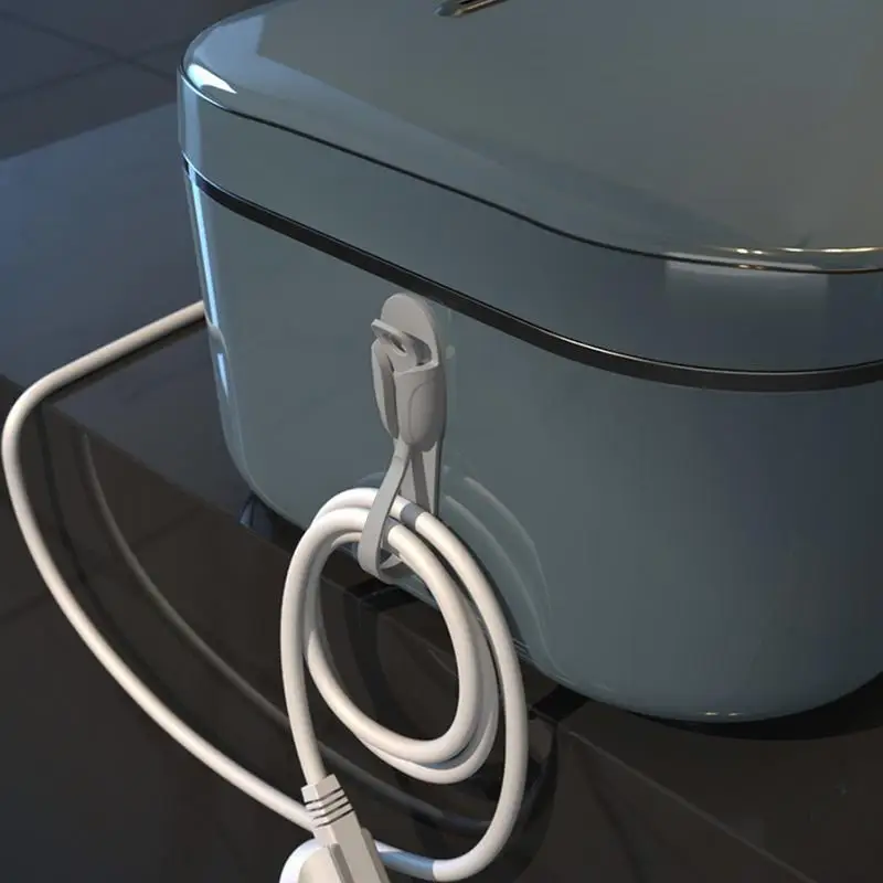 Penata kabel untuk peralatan dapur penyimpan kabel silikon pegangan kabel untuk sebagian besar peralatan dapur menempel pada pemanggang udara