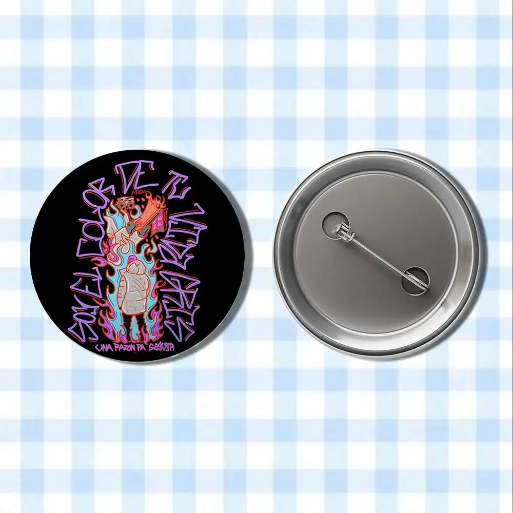 Singer Mora Album MICRODOSIS Badges Button Round Creative Pin Brooch Badge Bag Decor Accessories Fans Collect Friends Gifts