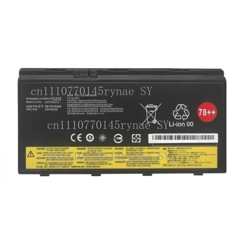 

6150mAh Laptop Battery 00HW030 01AV451 SB10F46468 For Lenovo