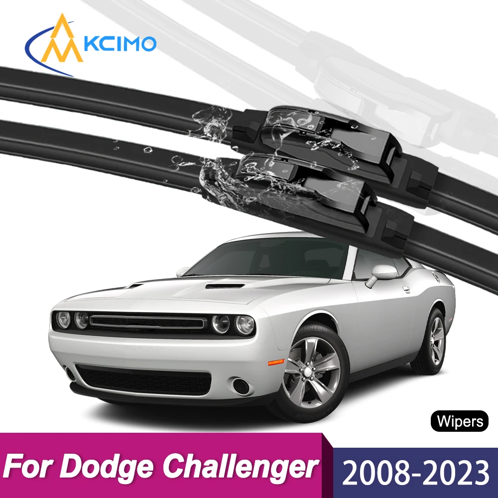 

Streak-Free Windshield Wipers for Dodge Challenger 2008–2023, Quick Install All-Weather Wipers