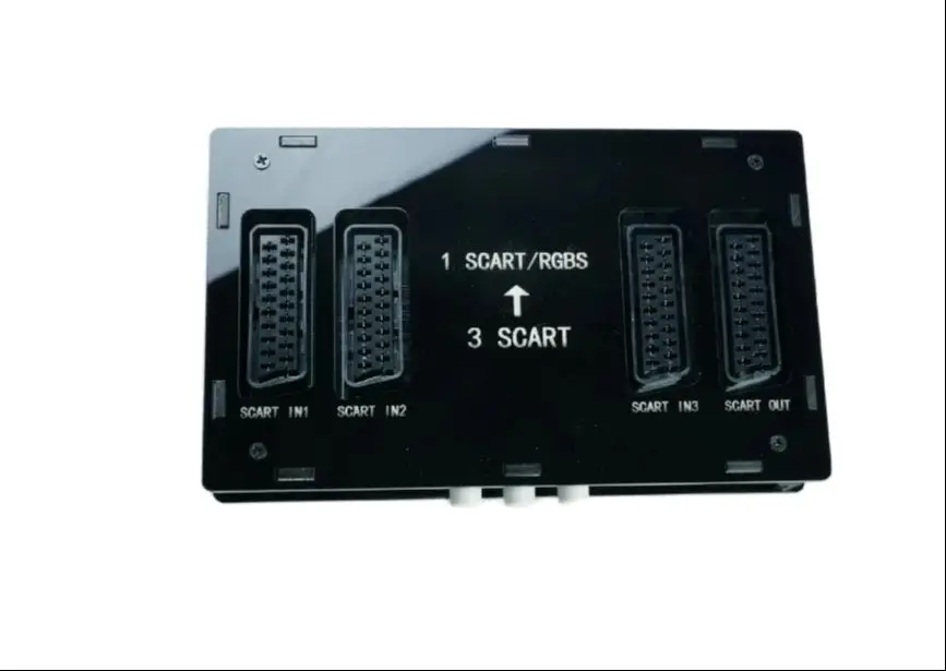 scart matrix 3 in 1 out switch distributor converter output is SCART+MD2 dual interface automatic conversion board equipment